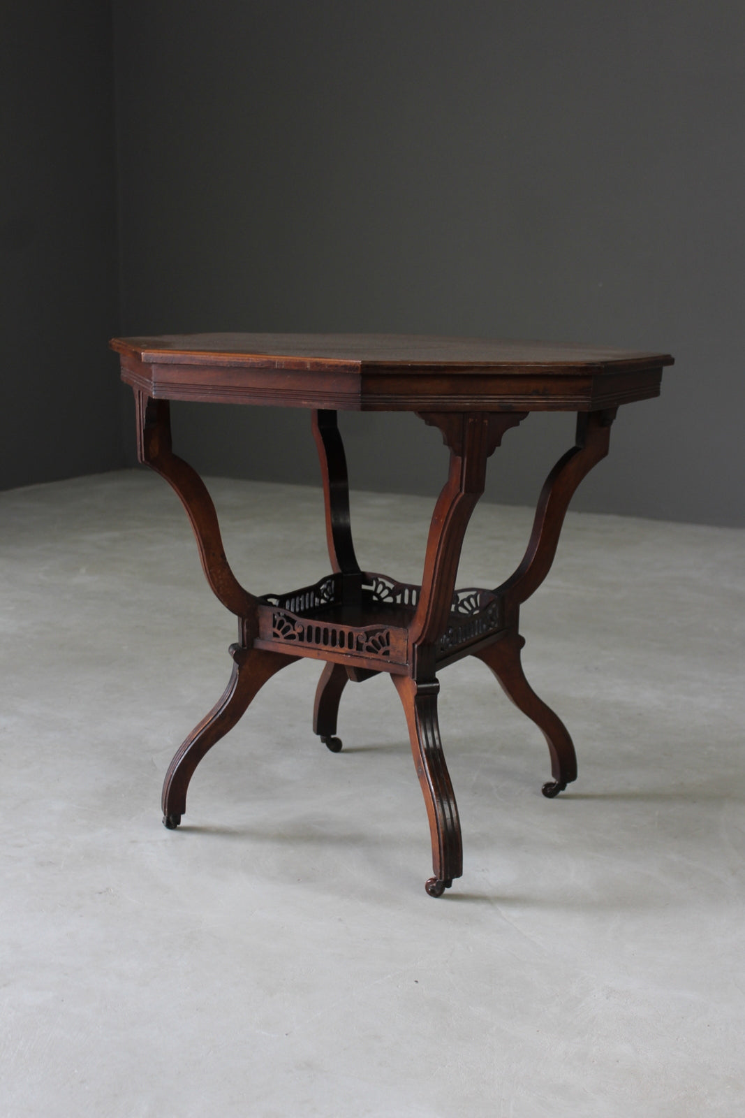 Victorian Mahogany Octagonal Centre Table - Kernow Furniture