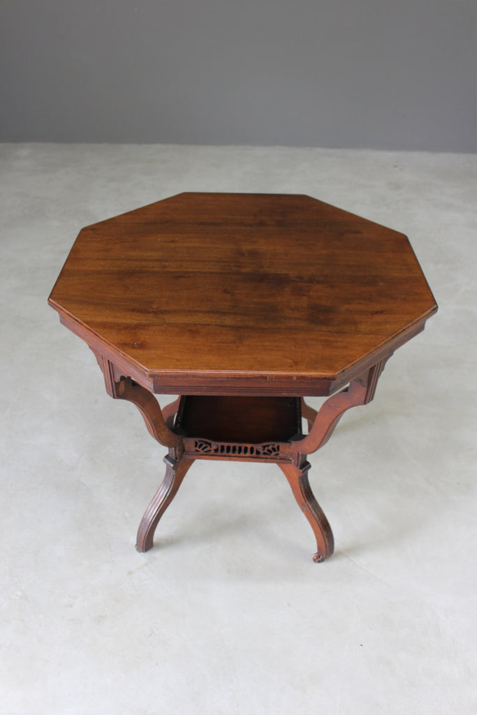 Victorian Mahogany Octagonal Centre Table - Kernow Furniture