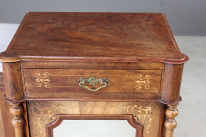 Victorian Inlaid Walnut Credenza - Kernow Furniture