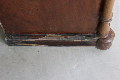 Victorian Inlaid Walnut Credenza - Kernow Furniture