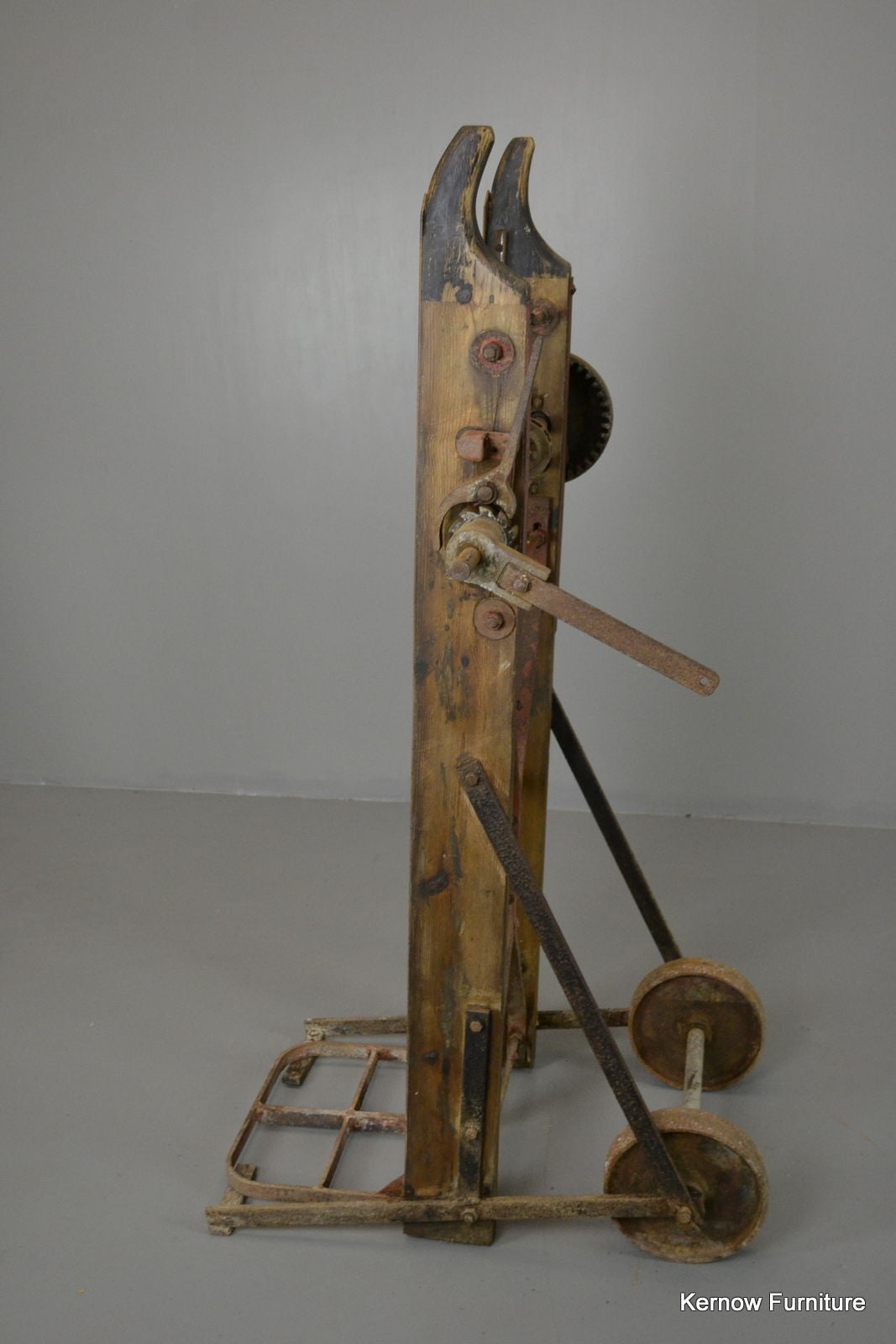 Vintage Industrial Ratchet Sack Trucks Trolley - Kernow Furniture