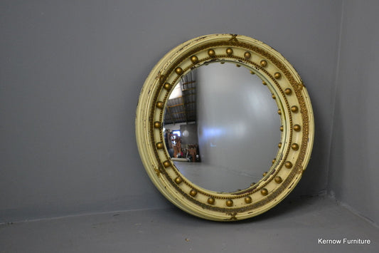 Regency Style Round Mirror - Kernow Furniture