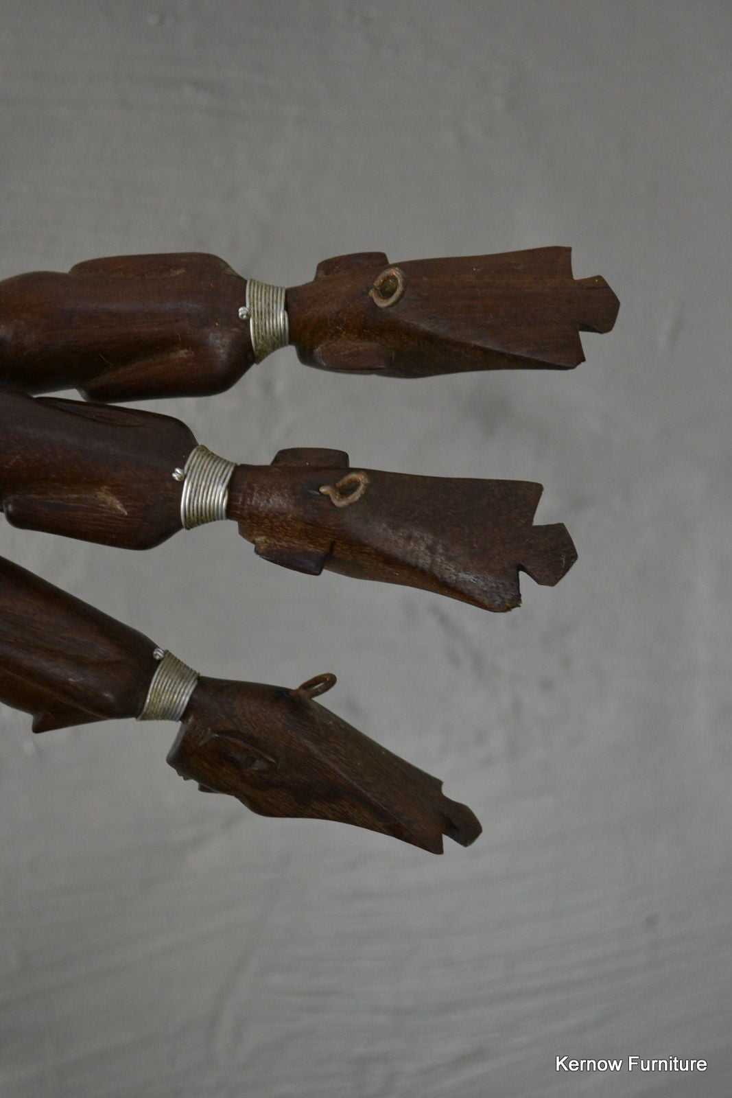 Retro Carved African Utensils - Kernow Furniture