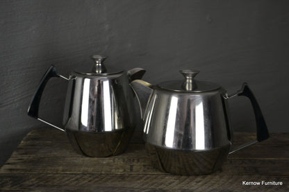 Retro Stainless Steel Swan Brand Tea Pot Jug - Kernow Furniture