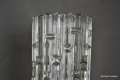 Sklo Union Rudolfova Hut Clear Glass Retro Vase - Kernow Furniture