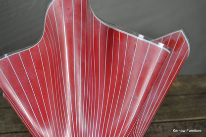 Large Chance Glass Red Hankerchief - Kernow Furniture