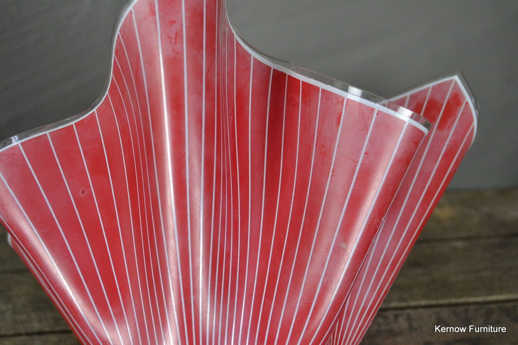 Large Chance Glass Red Hankerchief - Kernow Furniture