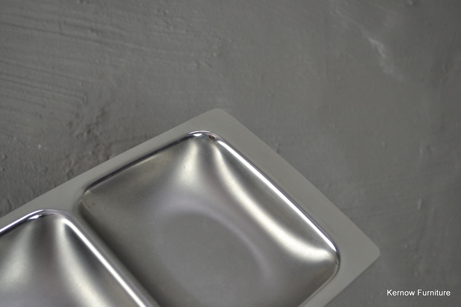 Polished Steel Serving Dish - Kernow Furniture