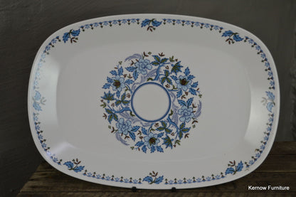 Noritake Progression China Blue Moon Serving Plate Platter - Kernow Furniture