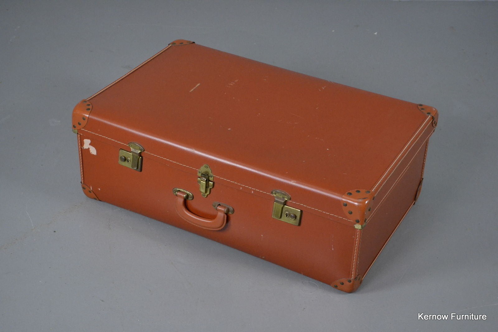 Vintage Brown Suitcase - Kernow Furniture