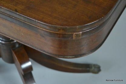 19th Century Mahogany Card Games Table - Kernow Furniture