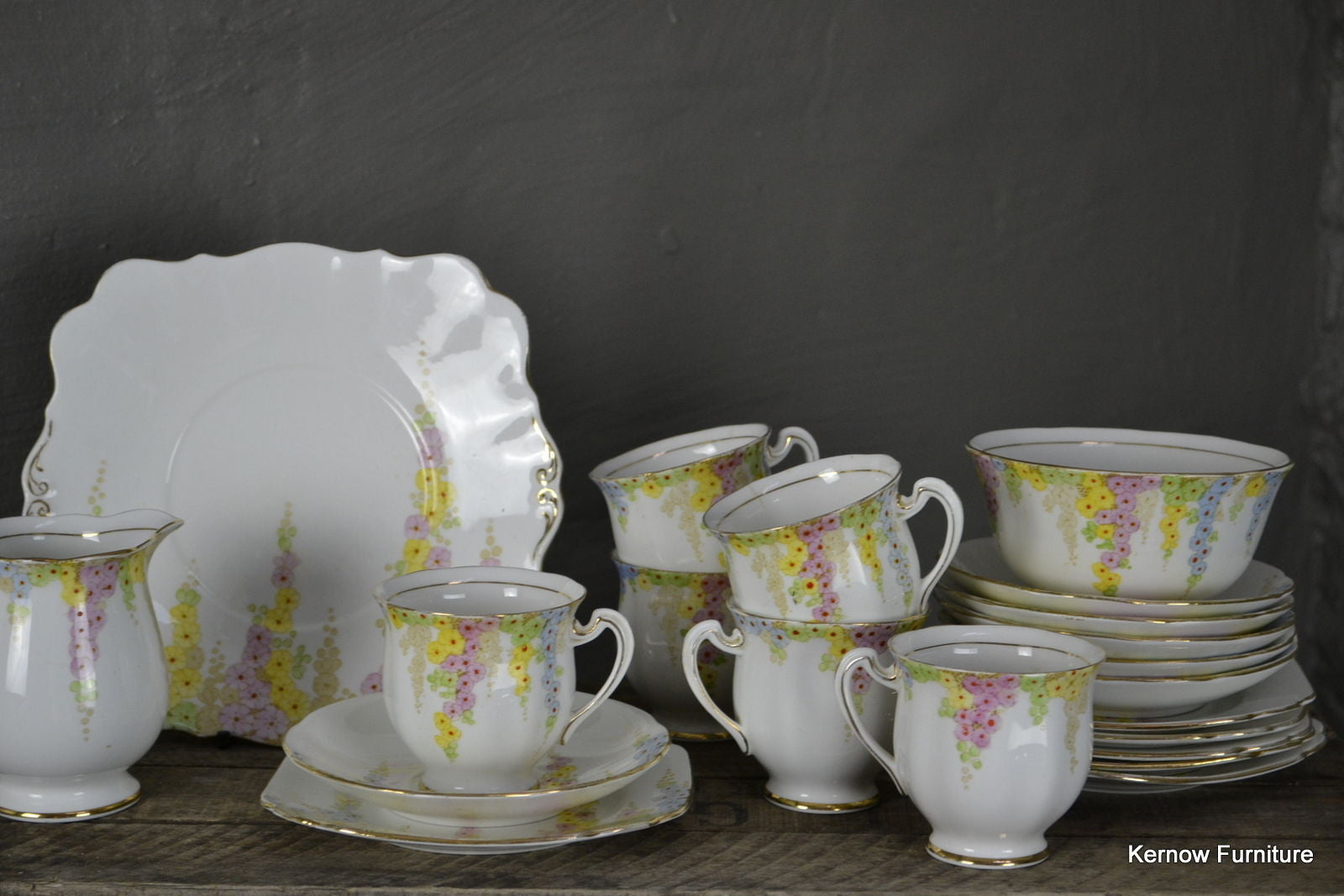 Vintage 1930s Royal Standard Diana Part Tea Set - Kernow Furniture