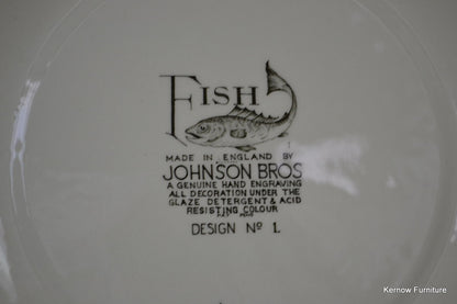 Johnson Bros Fish Plates - Kernow Furniture