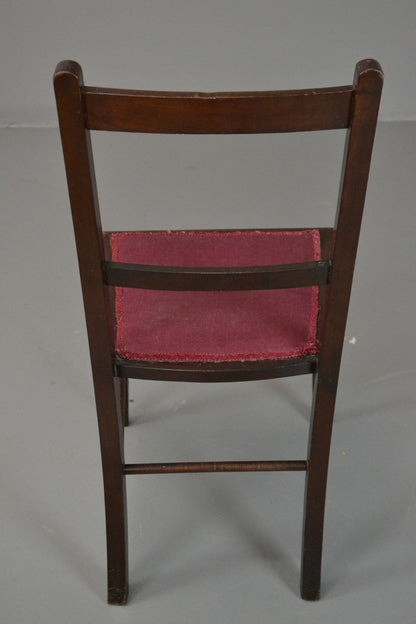 Vintage Antique Edwardian Occasional Bedroom Side Chair - Kernow Furniture