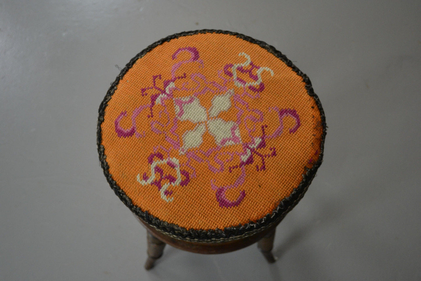 19th Century Mahogany Adjustable Music Piano Stool - Kernow Furniture