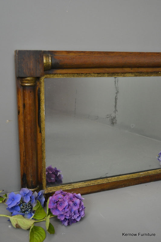 Regency Style Overmantle Mirror - Kernow Furniture