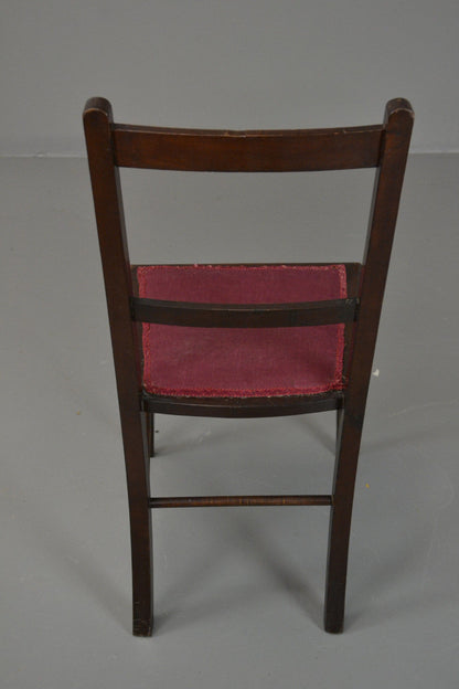 Vintage Antique Edwardian Occasional Bedroom Side Chair - Kernow Furniture