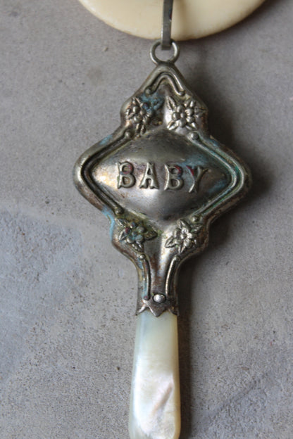 Vintage EPNS Baby Teething Ring - Kernow Furniture