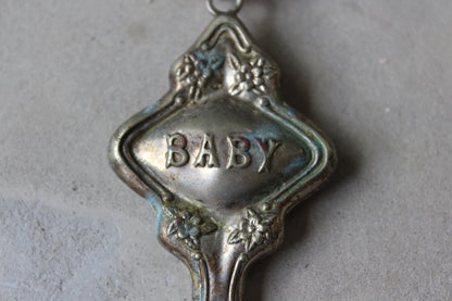 Vintage EPNS Baby Teething Ring - Kernow Furniture