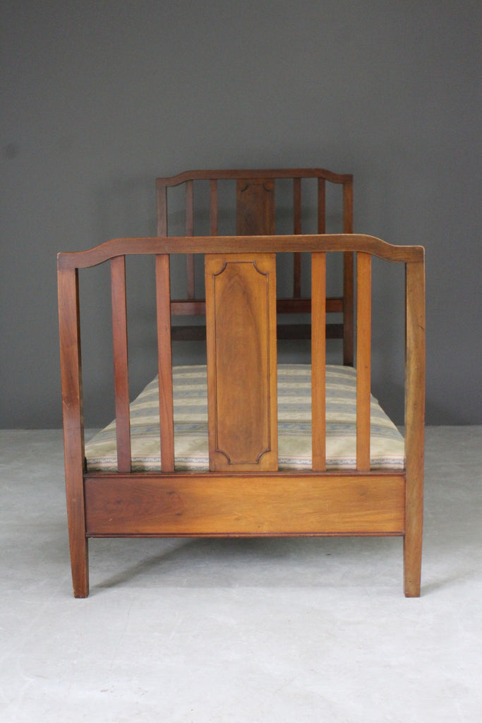 Pair Antique Edwardian 3ft Bed Frames - Kernow Furniture