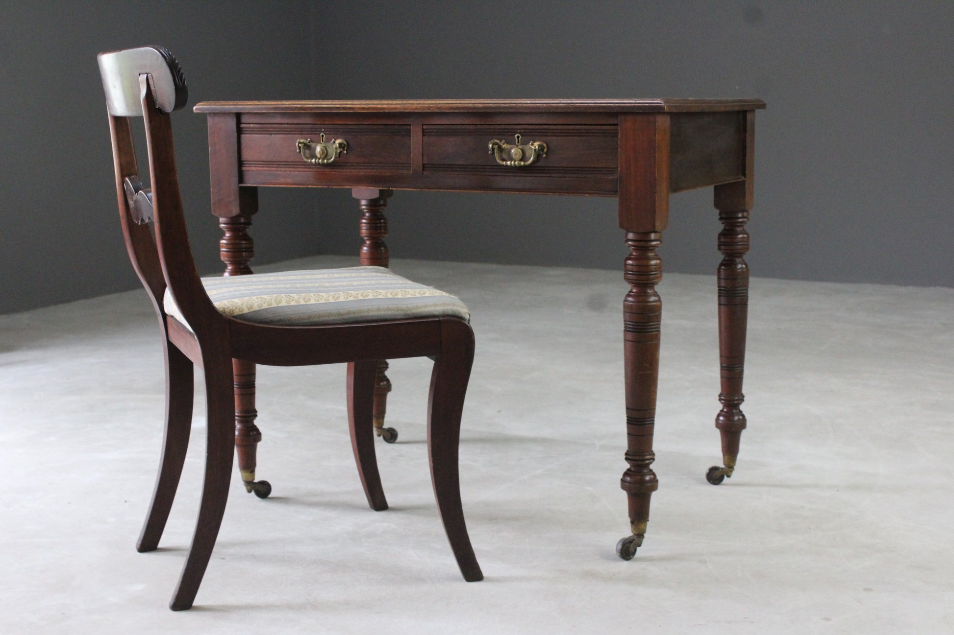 Victorian Writing Table - Kernow Furniture