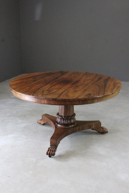 William IV Rosewood Dining Table - Kernow Furniture