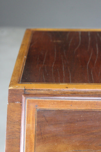 Antique Georgian Mahogany Bureau - Kernow Furniture