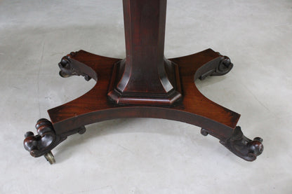 Antique Mahogany Reading Table - Kernow Furniture