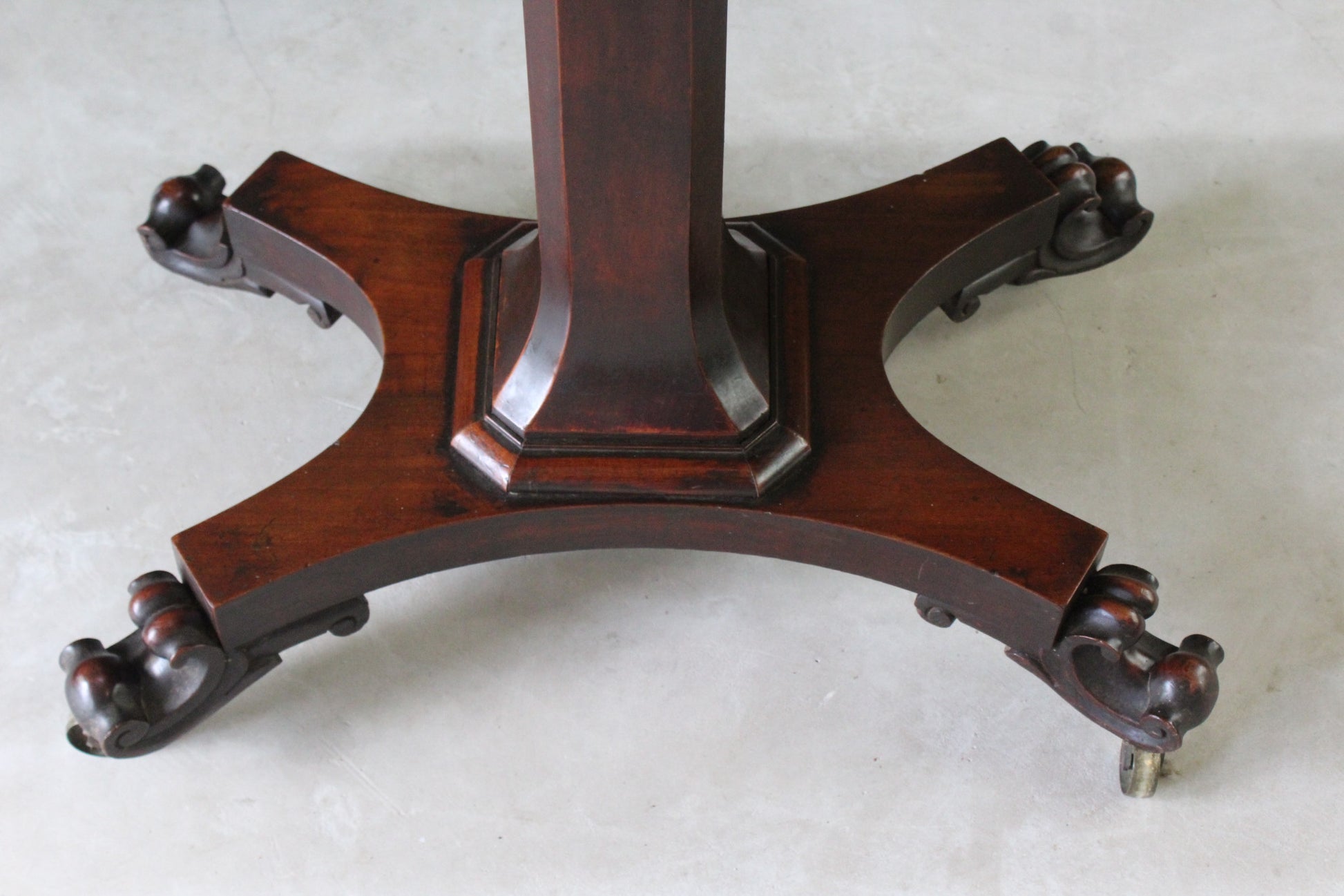 Antique Mahogany Reading Table - Kernow Furniture