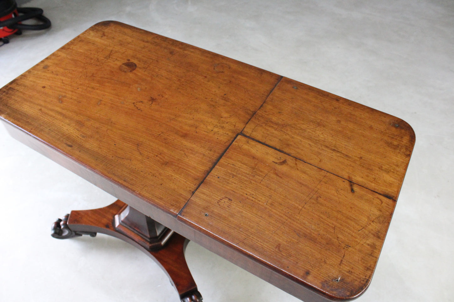 Antique Mahogany Reading Table - Kernow Furniture