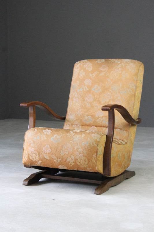 Art Deco Sprung Rocking Chair - Kernow Furniture