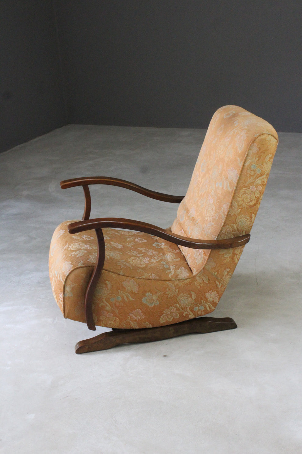 Deco Rocking Chair Art Deco Sprung Rocking Chair – Kernow Furniture