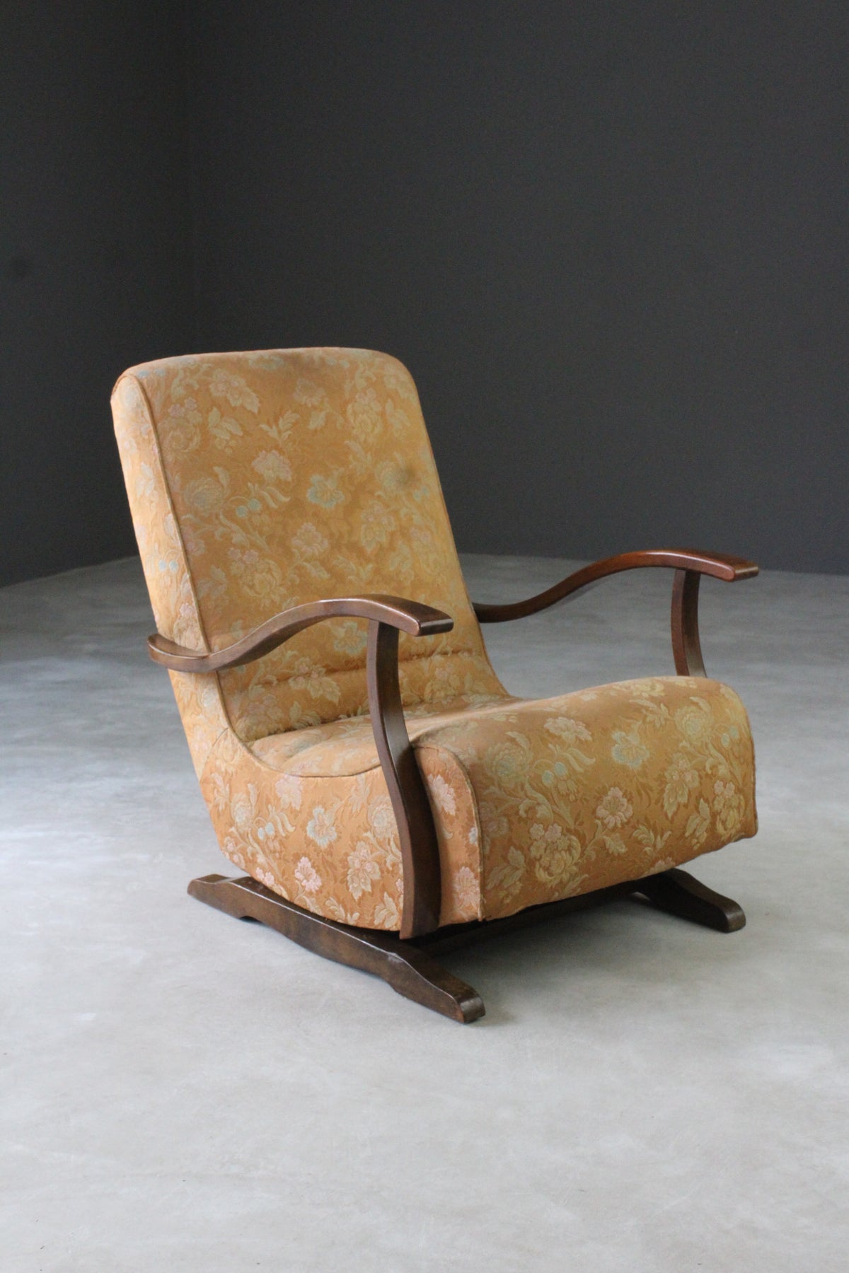 Deco Rocking Chair Art Deco Sprung Rocking Chair – Kernow Furniture