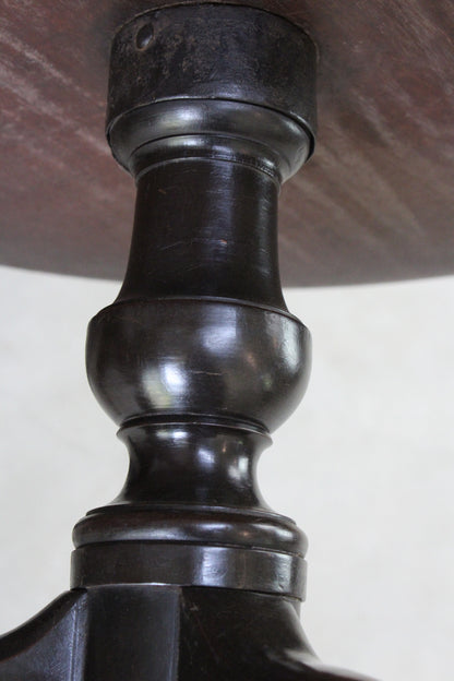 Georgian Mahogany Standard Lamp - Kernow Furniture