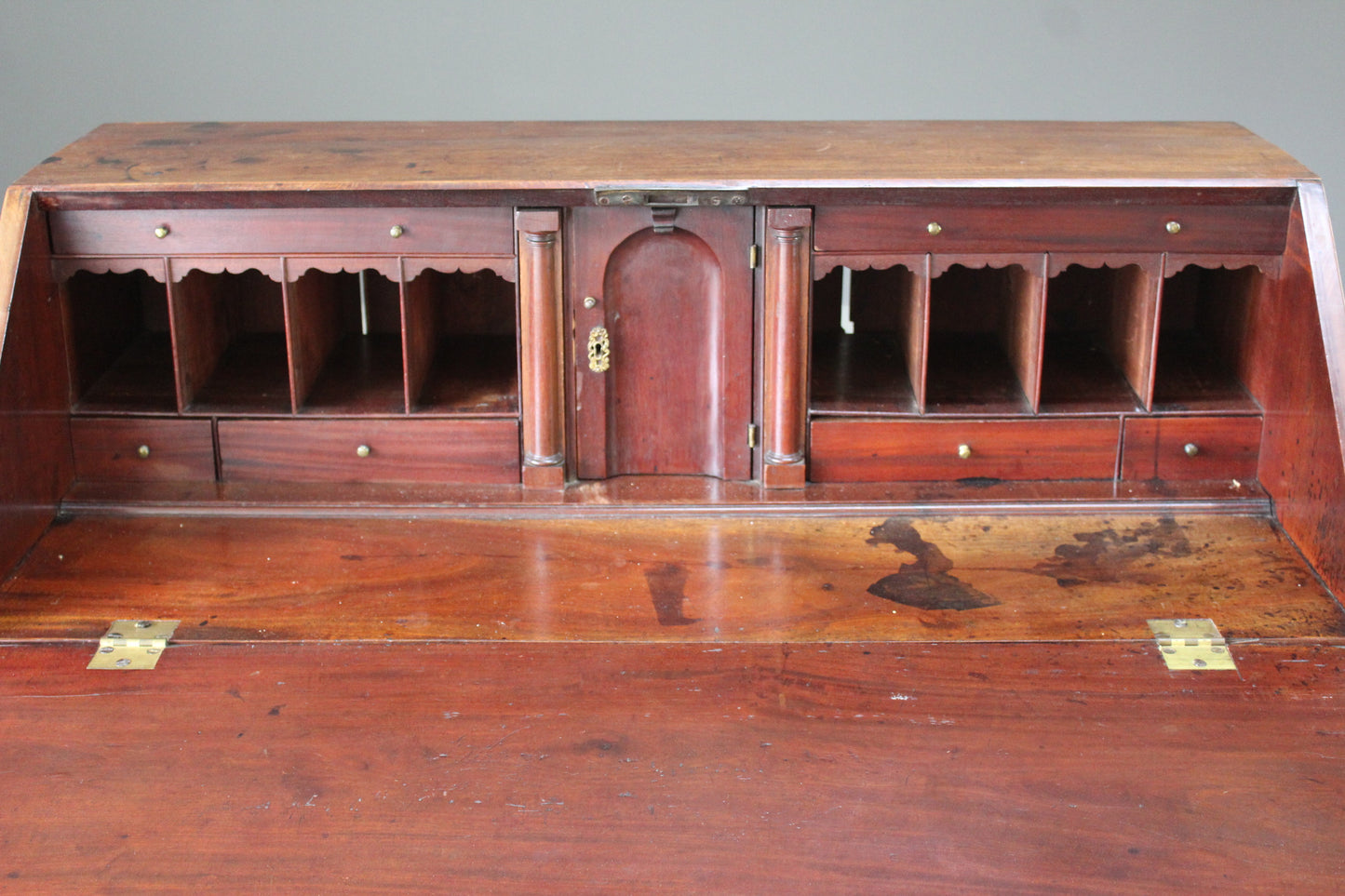 Antique Georgian Writing Bureau - Kernow Furniture