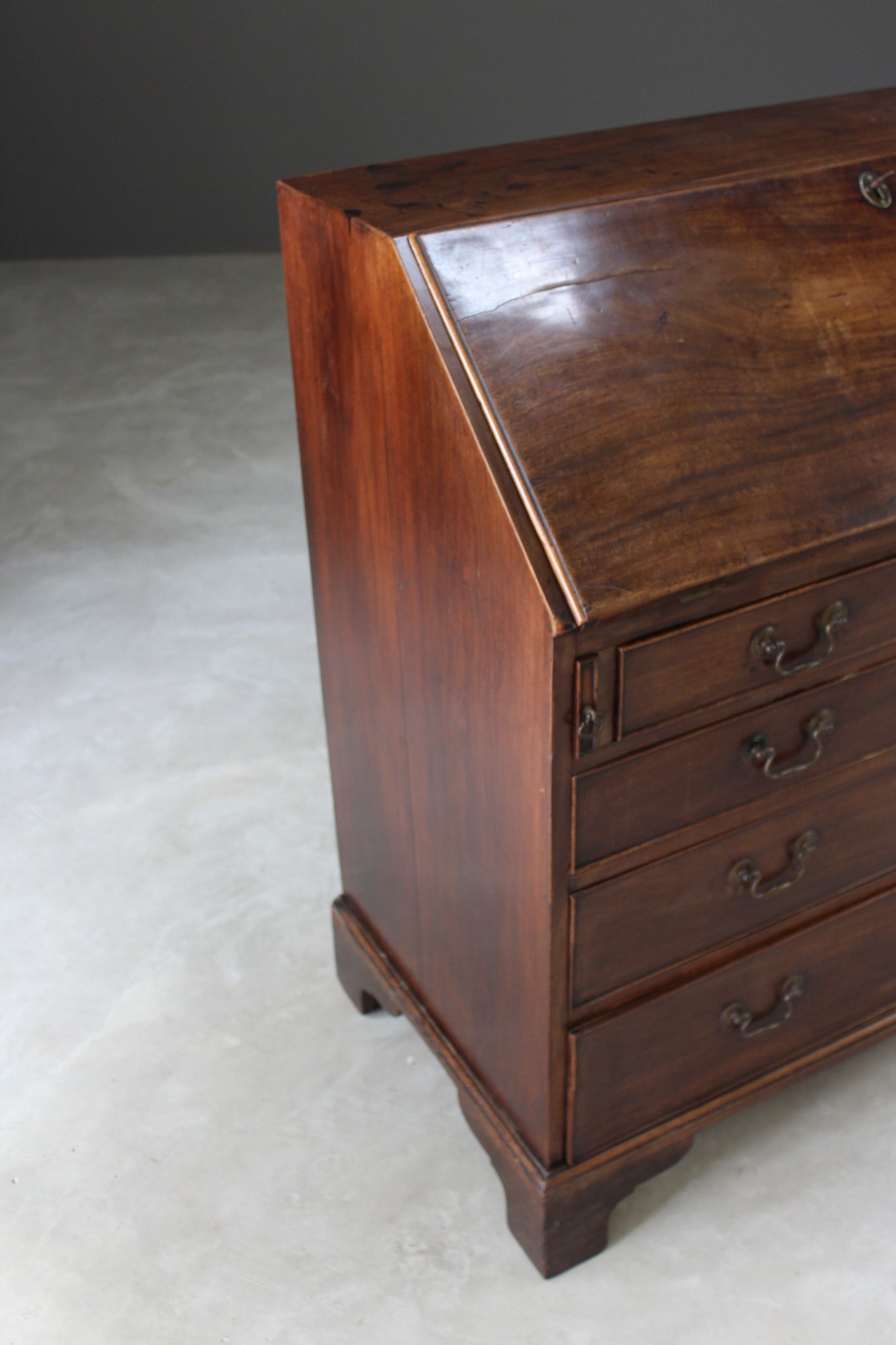 Antique Georgian Writing Bureau - Kernow Furniture