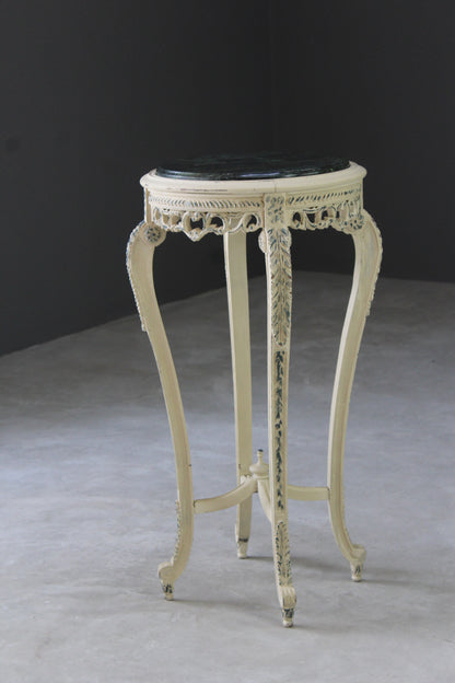 French Painted Marble Jardinere - Kernow Furniture