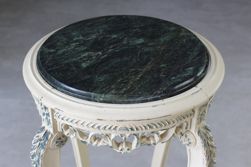 French Painted Marble Jardinere - Kernow Furniture