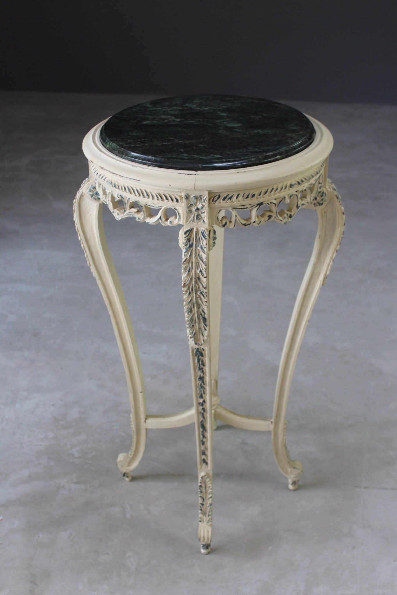 French Painted Marble Jardinere - Kernow Furniture