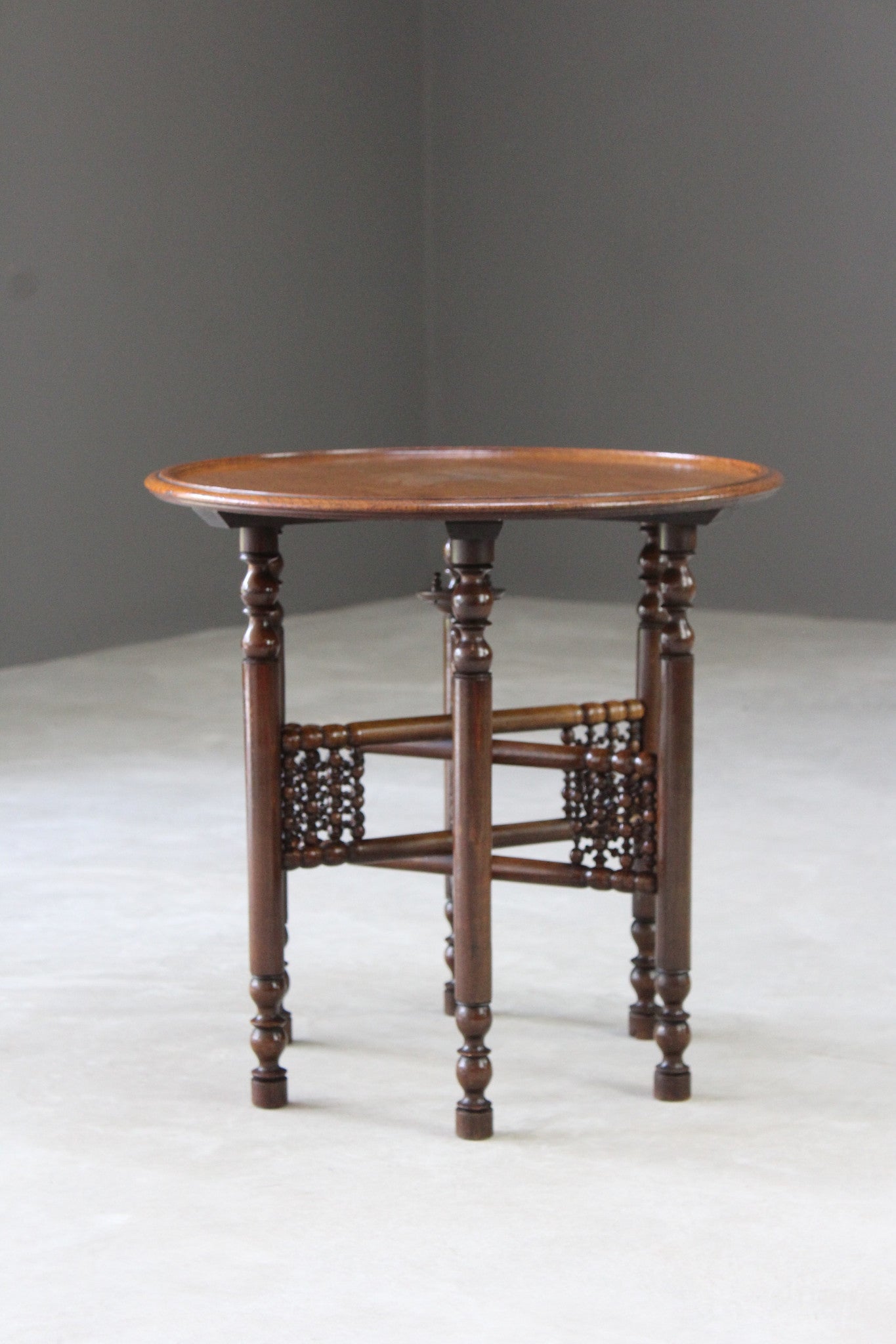 Round Eastern Side Table - Kernow Furniture