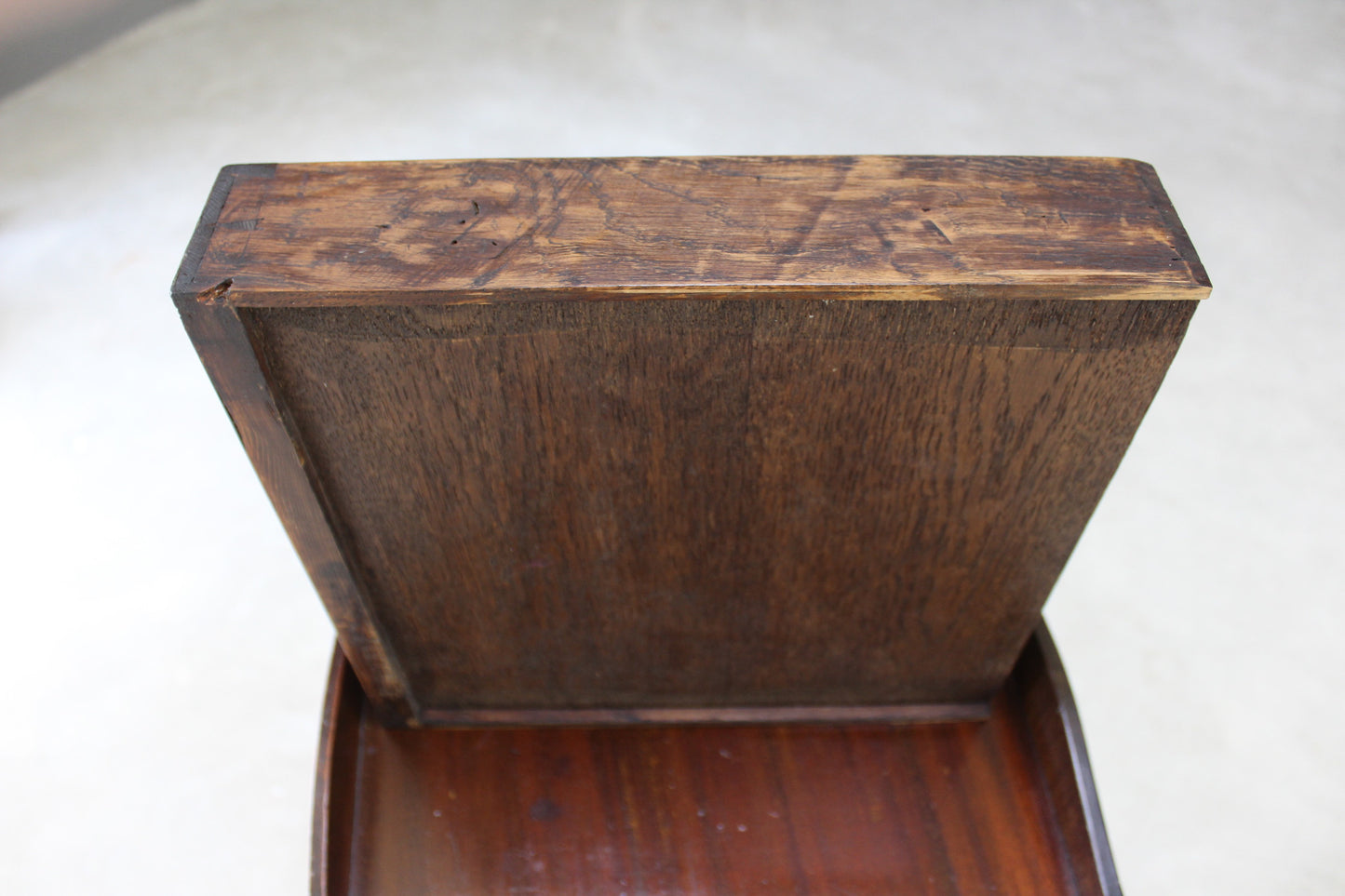 Georgian Style Mahogany Nightstand - Kernow Furniture