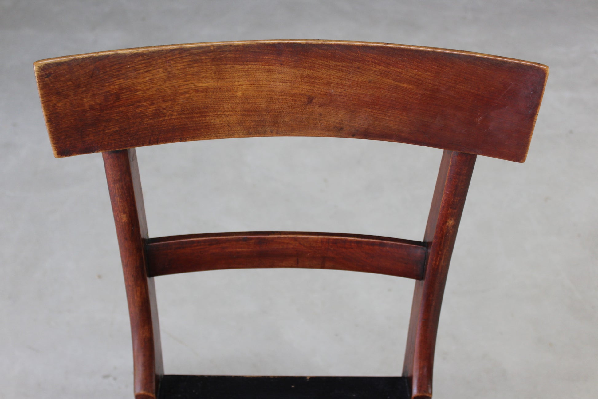 Single Antique Mahogany Bar Back Dining Chair - Kernow Furniture