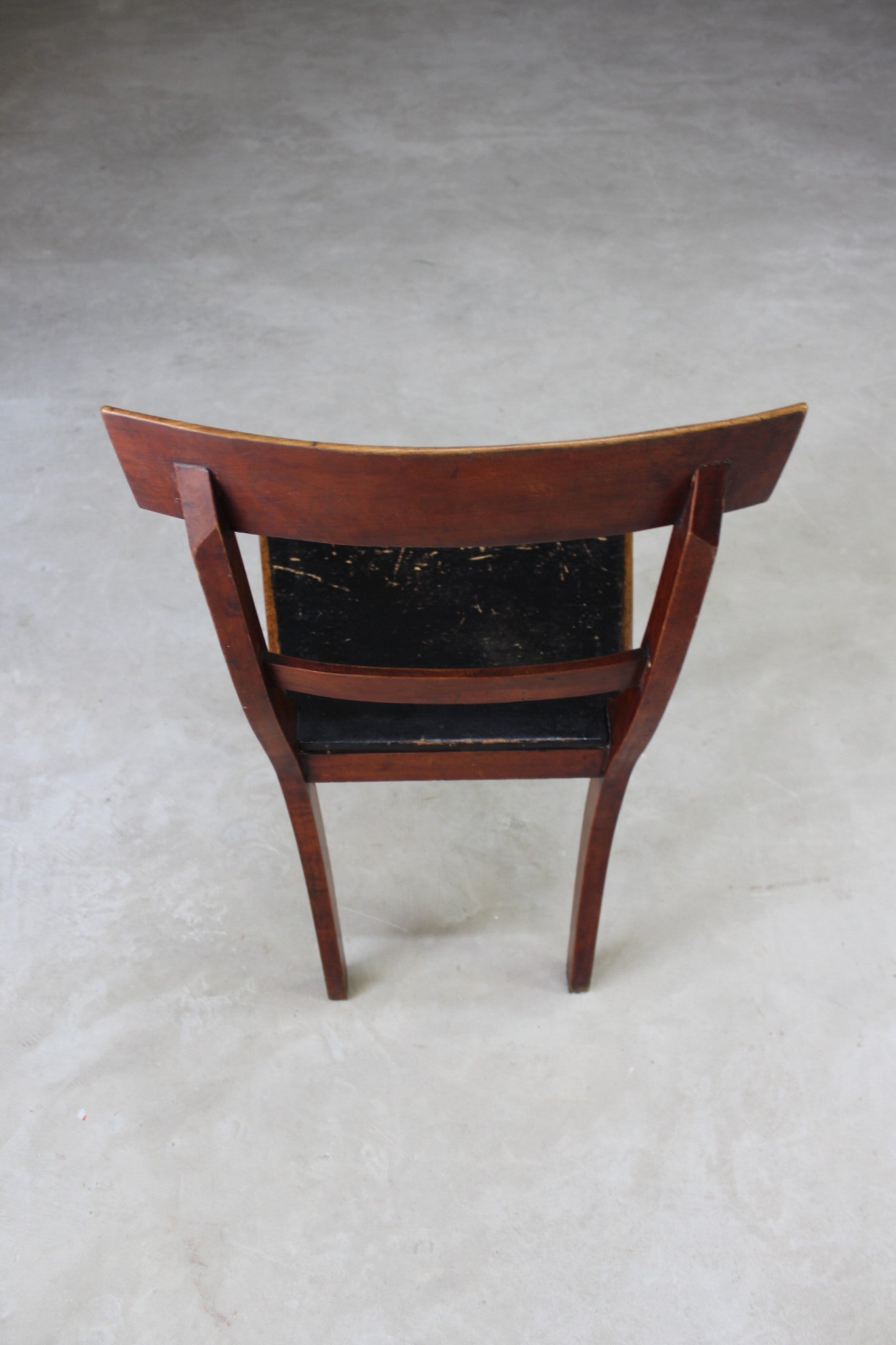 Single Antique Mahogany Bar Back Dining Chair - Kernow Furniture