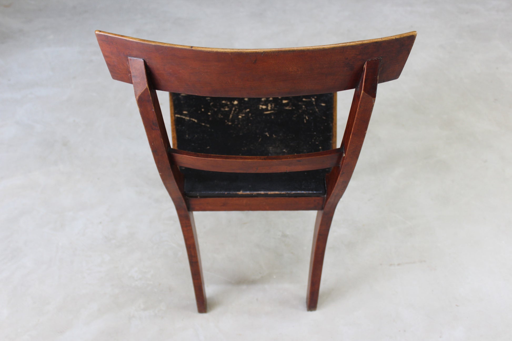 Single Antique Mahogany Bar Back Dining Chair - Kernow Furniture