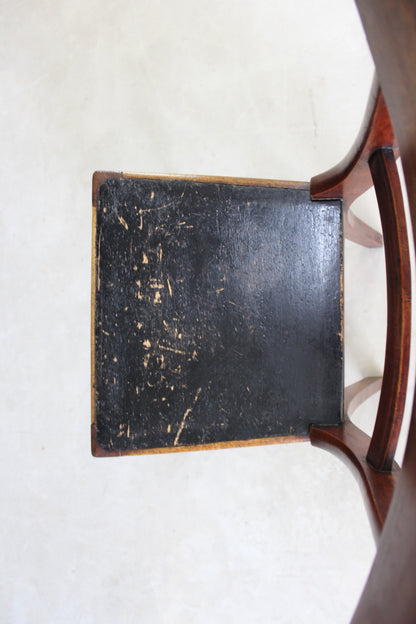 Single Antique Mahogany Bar Back Dining Chair - Kernow Furniture