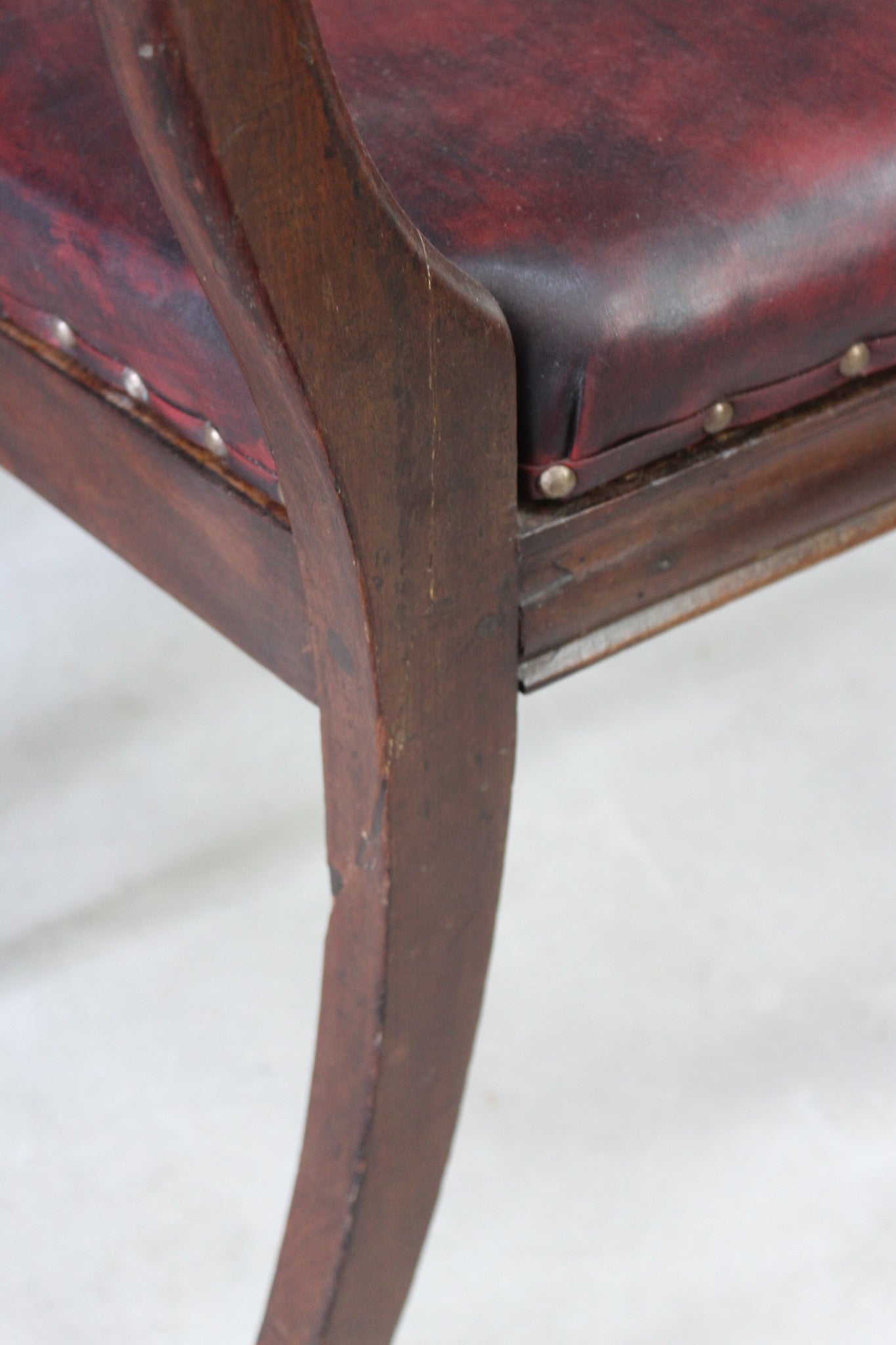 Harlequin Set of 6 19th Century Mahogany Dining Chairs - Kernow Furniture