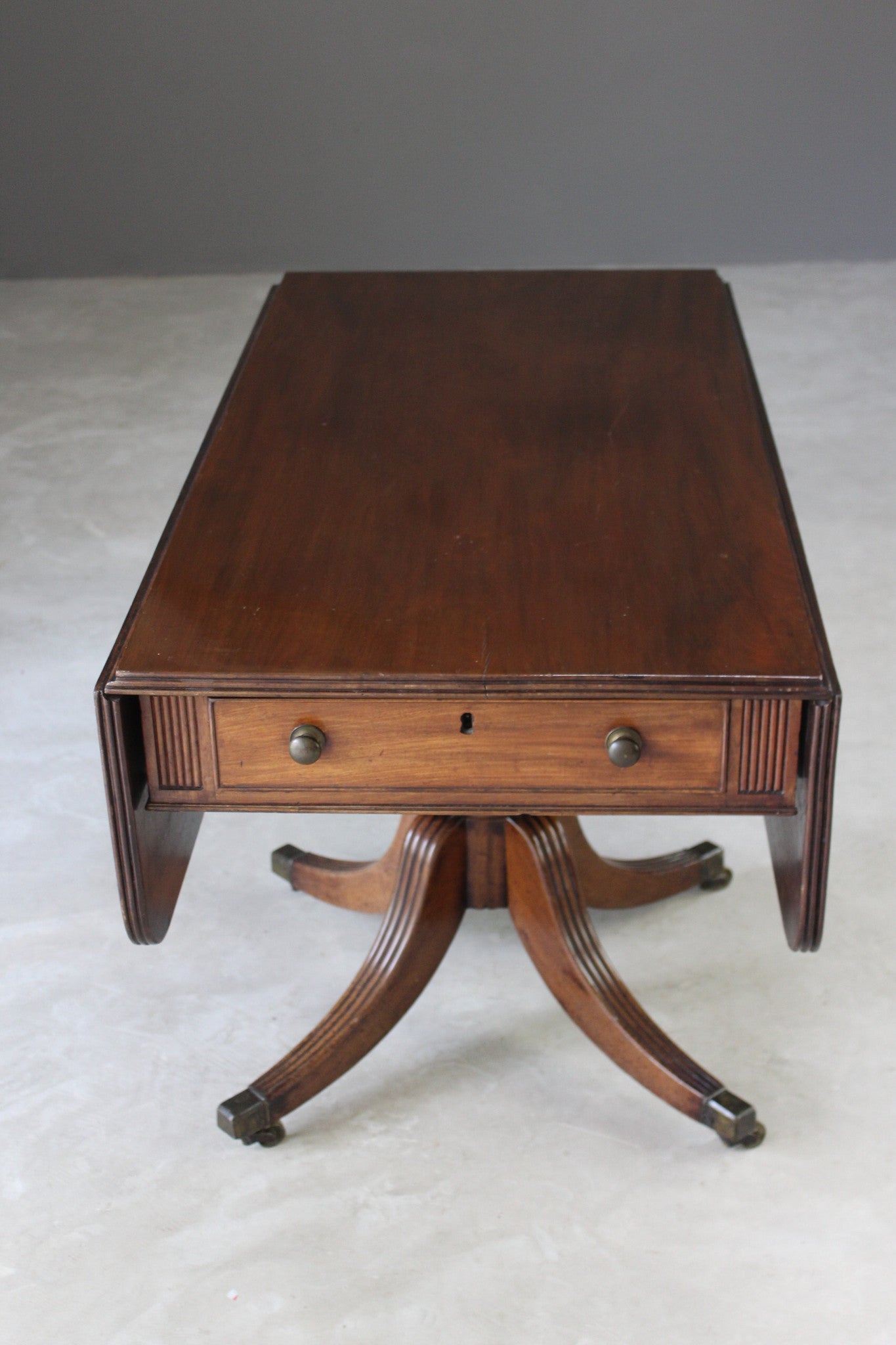 Antique Victorian Mahogany Pembroke Table - Kernow Furniture