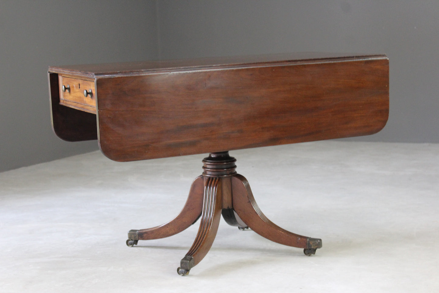 Antique Victorian Mahogany Pembroke Table - Kernow Furniture