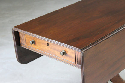 Antique Victorian Mahogany Pembroke Table - Kernow Furniture