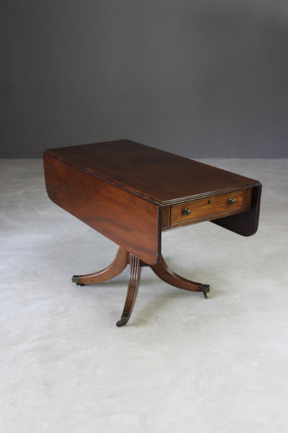 Antique Victorian Mahogany Pembroke Table - Kernow Furniture